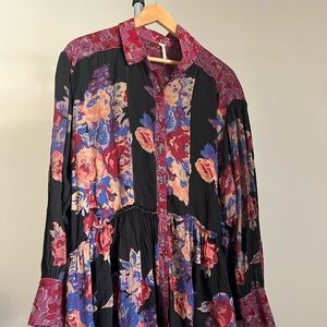 Free people floral blouse